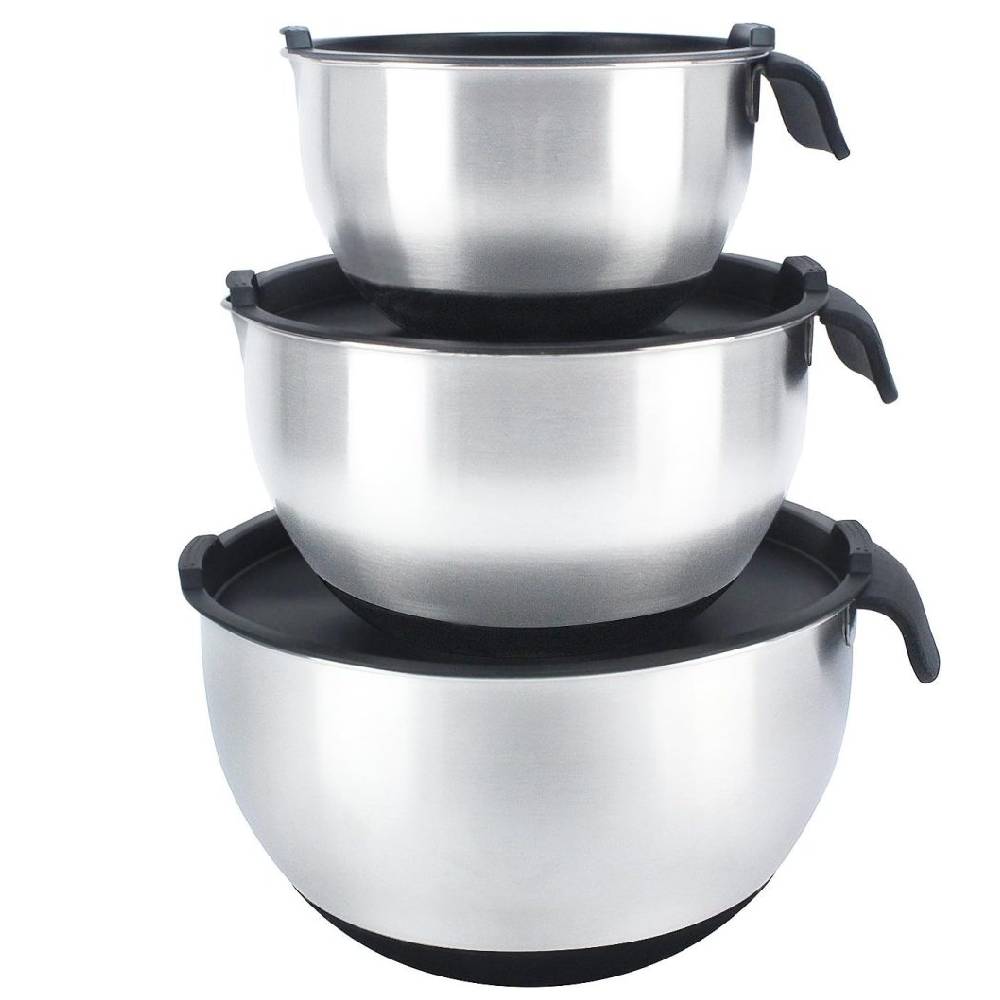 Jekiyo Lot 4 Bols Inox - Mélange Et Préparation Cuisine